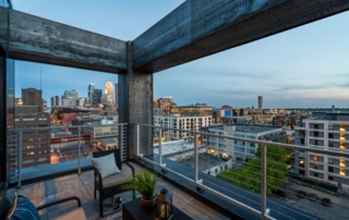 Minneapolis loft patio.