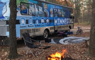 Minnestay RV at a campsite.